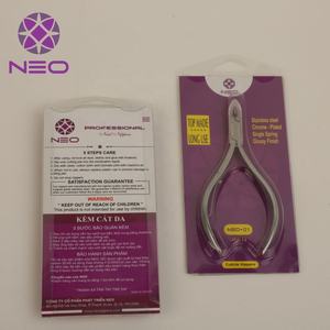 Pince à ongles professionnelle en acier inoxydable, Double ressort, pour cuticules, argent, ODM/OEM, faible quantité minimale de commande mc - Product Image 6