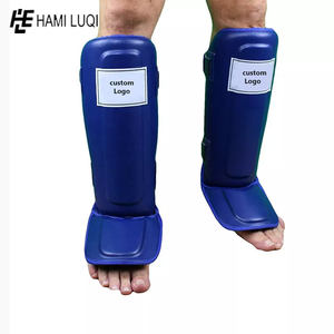 Espinilleras personalizadas Mejor precio Boxeo Protector Cómodo Entrenamiento Espinilleras Cuero Premium de alta calidad - Product Image 2