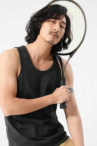 100% algodón ropa de gimnasio Fitness transpirable camiseta sin mangas logotipo personalizado gimnasio camiseta sin mangas hombres - Product Image 4