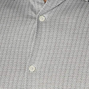 Camisa estampada de manga larga de talla grande bronceada transpirable nubes auspiciosas para hombre - Product Image 4