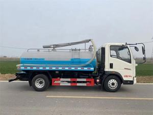 Camión de Succión de Aguas Residuales HOWO de 6 Ruedas, Diésel Ligero, Bomba de Vacío Manual, Pequeño, para Inodoros y <span class=keywords><strong>Fosas</strong></span> Sépticas - Product Image 5