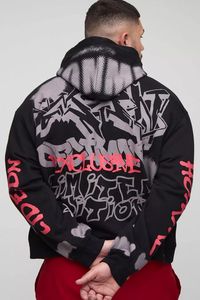 Vente en gros de sweat à capuche zippé pour hommes de haute qualité sur mesure avec logo personnalisé sweat à capuche respirant et décontracté pour hommes - Product Image 2