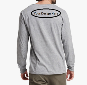 <b>Tshirts</b> for Men Cotton Blend <b>Long</b> Sleeve Tees Moisture Wicking Odor Protection Wholesale New Design Cotton Tee - Product Image 4