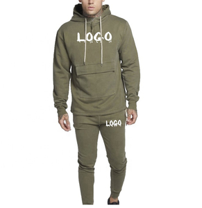 Survêtement baggy en molleton de coton vierge personnalisé pour hommes Ensembles de sweats à capuche et pantalons de survêtement Jogger Fabricant de survêtements - Product Image 6