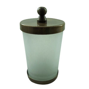 Wedding Decoration Metal & <b>Glass</b> Votive With Lid Blue Transparent PC Candle Holder for Hotel Decoration Handmade - Product Image 6