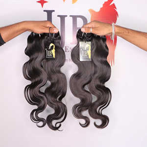 Paquetes de cabello humano crudo Temple con cierre, paquetes de cabello ondulado, paquetes de cabello humano ondulado indio Temple - Product Image 1