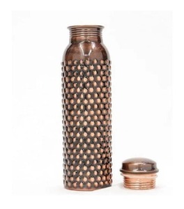 แก้วน้ำ1L เพชรทองแดงพร้อมดีไซน์หรูหราสามารถปรับแต่งโลโก้ได้ตามต้องการรูปแบบที่ละเอียดอ่อนมากที่สุดใช้กับเครื่องล้างจานกันการให้ความชุ่มชื้นปลอดภัย - Product Image 1