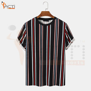 T-shirts pour hommes de haute qualité, conçus sur mesure, respirants, à séchage rapide, manches courtes, col rond, tissu jersey, actif, sportif - Product Image 1