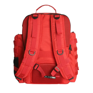 Venta al por mayor personalizado gimnasio culturismo almuerzo nevera bolsa 900d impermeable táctica fitness rojo comida preparación bolsa - Product Image 1