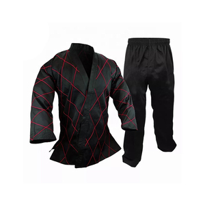 Logotipo personalizado bordado e impresión ropa deportiva Jerseys y pantalones conjuntos para Hapkido uniforme Venta caliente Hapkido uniformes conjunto - Product Image 3