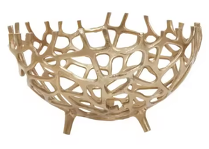 Nouveau bol en métal au design moderne et élégant fini en cuivre affichant des fruits pour les mariages Tables à dîner Ménage ou Hôtels - Product Image 6