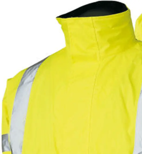 High Visibility <b>Safety</b> Jacket <b>Reflective</b> Workwear Waterproof Windproof Construction Outdoor Winter Coat - Product Image 2