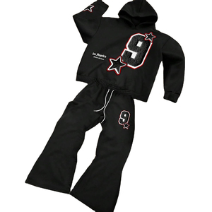 Ensemble de survêtement homme personnalisé vêtements de gym deux pièces tenue de jogging combinaison d'entraînement vêtements de sport vêtements de fitness course veste à glissière pantalon - Product Image 6