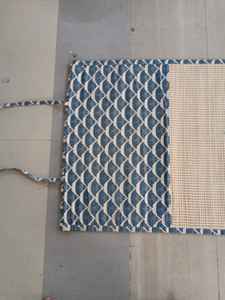 Venta al por mayor logotipo personalizable verano al aire libre playa Picnic Mat impermeable plegable portátil paja o hierba Mat para Picnic Camping - Product Image 6