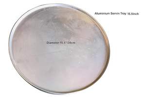 Plateau de service alimentaire avec couvercle de couleur noire Plateau de service en aluminium de qualité supérieure pour plateau à Dessert au chocolat - Product Image 2