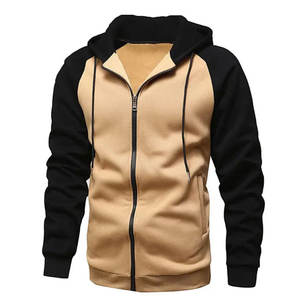 Sweat-shirts à capuche personnalisés pour hommes, haute qualité, hiver, thermiques, 100% coton, polaire, coupe-vent, séchage rapide, poche, broderie 3D personnalisée - Product Image 1