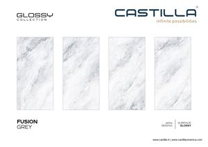 CARREAUX EN PORCELAINE émaillée 600X1200MM GRIS FUSION - Product Image 2