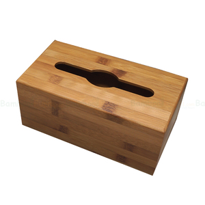 Caja Rígida para Hamburguesas de Bambú Reciclado Ecológico, 25x13x10 cm, para Productos del Hogar - Product Image 1