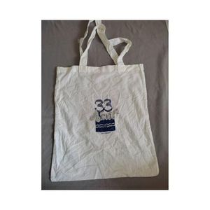 2023 Portable réutilisable nouveau grand sac à provisions pliant grande capacité GOTS approuvé sacs à main d'épicerie en 100% coton pour le voyage - Product Image 6
