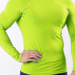 Spandex personnalisé pour hommes Performance Rash Guard manches longues séchage rapide Fitness entraînement haut moulant Gym entraînement Compression chemise - Product Image 4