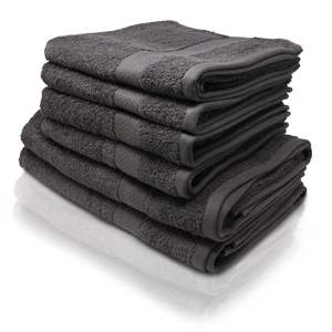 Luxury 6-Piece Cotton <b>Towel</b> <b>Set</b> Quick-Dry Plush <b>Bath</b> Face <b>Towels</b> with Jacquard Embroidery Woven Techniques for Home Gym Use - Product Image 1