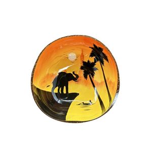 Wholesale Vietnam Handicraft Lacquer Coconut <b>Bowl</b> Modern Style Colorful Good Choice - Product Image 1