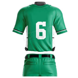 Nouveau design d'uniforme de baseball personnalisé pour jeunes avec logo personnalisé uniforme de baseball en polyester pour hommes - Product Image 6