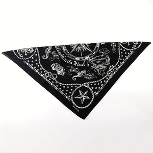 Pañuelos al por mayor económicos - Pañuelo cuadrado de seda 100% con logo personalizado para la cabeza - Product Image 3