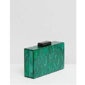 Haute qualité marbre Look résine embrayage Simple décent femme sac à main avec chaîne dorée multi-usage sac à main bas quantité minimale de commande nouveauté - Product Image 4