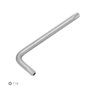 Chiave Torx Inviolabile Standard in Acciaio Cromo Vanadio Professionale T15 - Product Image 3