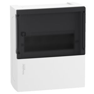 Per SCHNEIDER ELECTRIC Mini Pragma Surface Enclosure MIP12108S 1 X 8 Moduli con Porta Fumé - Product Image 1