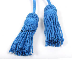 Prix raisonnable de cordons de clairon tricolores enduits de haute qualité pour l'uniforme de cérémonie et les accessoires de vêtement - Product Image 4