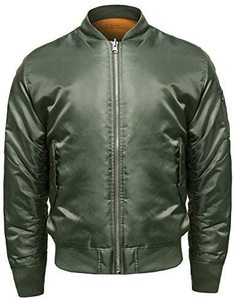 Blouson de bombardier de vol pour hommes personnalisé nouveau design solide léger automne hiver chaud extérieur coupe-vent 100% toile de polyester tissu - Product Image 1