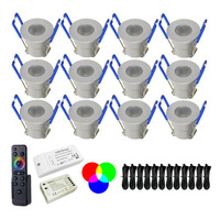 Ensemble de spots RVB à gradation LED 3W mini spot