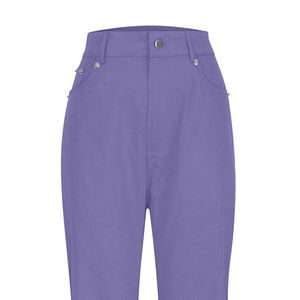 กางเกงทรงบานสไตล์พังก์ลำลองใส่สบายสำหรับผู้ชาย ผ้าเนื้อปานกลาง มีเชือกผูก ปิดเปิดง่าย เป็นมิตรกับสิ่งแวดล้อม ระบายอากาศได้ดี แฟชั่นแนวสตรีท - Product Image 2