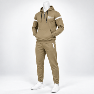 Diseña Tu Propio Conjunto Deportivo Informal con Capucha para Hombre, Estampado, de Dos Piezas, para Uso en Exteriores - Product Image 6
