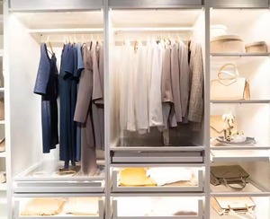 Enblr prévoit des meubles de chambre à coucher sur mesure à haute brillance système de garde-robe intelligent avec organisateur de vêtements pour la chambre à coucher - Product Image 2