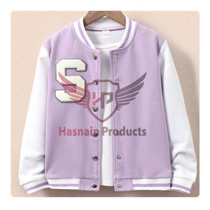Veste de baseball en laine de haute qualité personnalisée hiver High Street Style Chenille patchs Letterman broderie Logo nouvel état - Product Image 1
