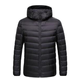 Veste bouffante d'automne pour homme à col montant imperméable en coton vierge de haute qualité garni de style tendance taille plus vente en gros - Product Image 3