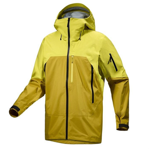 Mosaic Impex haute qualité 2025 Nouveau Design veste de pluie vert et noir contraste à capuche style coupe-vent veste de sport pour hommes - Product Image 2