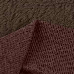 เสื้อฮู้ดผ้าฟลีซหนาขนแกะขั้วโลกแบบไม่มีเชือกรูดออกแบบโลโก้ได้ตามต้องการสำหรับฤดูหนาว - Product Image 6