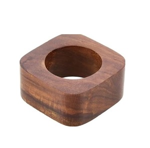 Best Quality for Home Party Tableware Use Top Style Wood Napkin <b>Ring</b> <b>Hand</b> Made Handicraft Napkin <b>Rings</b> Customized Logo - Product Image 3
