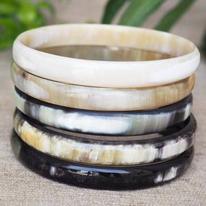 Pulsera de cuerno para mujer, nuevo diseño, cuernos hechos a mano, joyería, pulseras naturales de buena calidad, brazaletes - Product Image 4