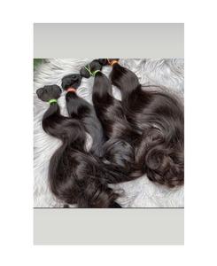 Hamson 24 pouces Extension de trame de cheveux humains vierges brésiliens Remy 100g cheveux ondulés naturels non traités de haute qualité - Product Image 6