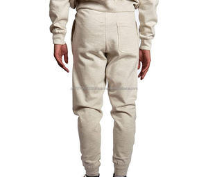 Ensemble de survêtement en molleton respirant 2 pièces pour homme, logo personnalisé, sweat-shirt à col rond et pantalon de jogging, taille XXL pour l'hiver - Product Image 4