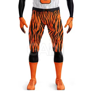 Uniformes de football américain professionnels - Marque GAIN INTERNATIONAL 100% polyester respirant 300g Manches courtes Couleurs personnalisables - Product Image 5