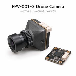 กล้องโดรน FPV-001G FPV, 1800TVL, 1/1.8-นิ้วและ1/2.9-นิ้ววิสัยทัศน์กลางคืน WDR, 125 °/104 ° FOV, 5-40โวลต์0.000001Lux ความหน่วงต่ำ - Product Image 1