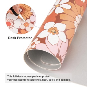 Tapis de souris ergonomique en cuir PVC personnalisé, couleur au choix, pour le jeu, confortable pour le bureau et la maison - Product Image 2
