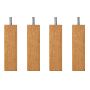 Patas de sofá de madera Instalación rápida Patas de sofá de madera maciza Pies de muebles de repuesto resistentes para sofá Patas de sofá de madera - Product Image 2
