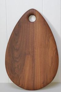 Planche à découper en bois de teck avec poignée en bois pour cuisine planche à découper moyenne cadeaux en bois - Product Image 5